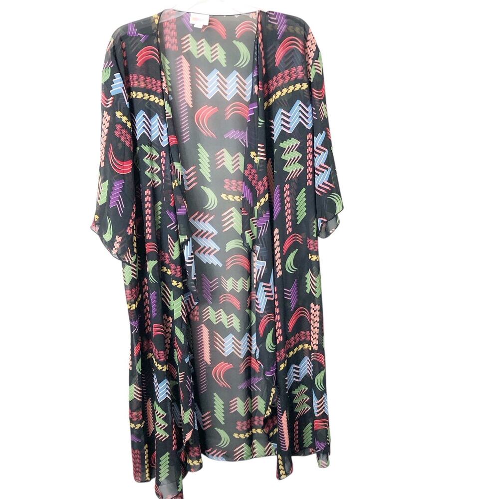 LuLaRoe NWT Women's Semi-Sheer Open Front Shirley Kimono Size Large